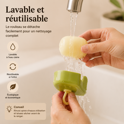 Mini Rouleau Anti-Poils Réutilisable